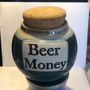 Ceramic and cork jar